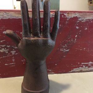 Vintage Accents - Cast Iron Hand Display Vintage Accents - Cast Iron Hand Display
